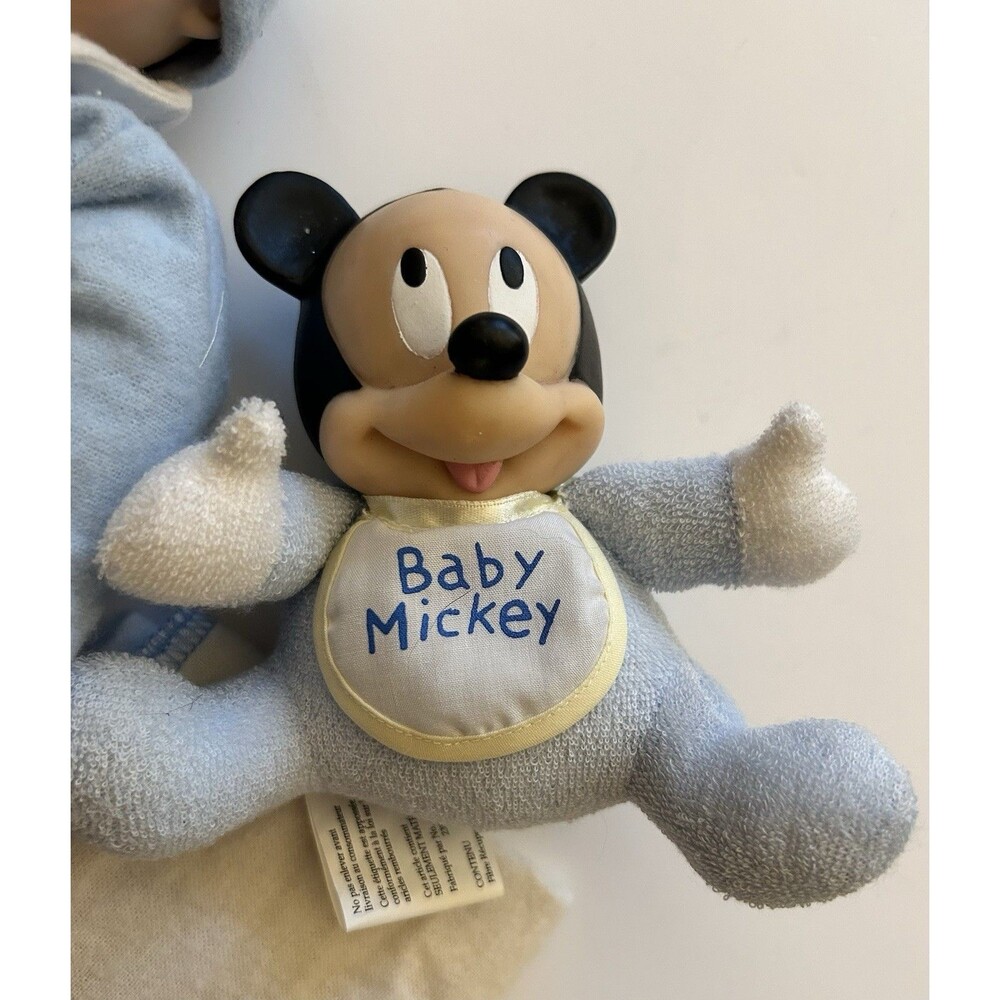 Ashton Drake Galleries Baby Mickey Mouse Porcelain Doll Disney Babies Dreamland - Picture 7 of 15